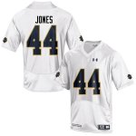 Notre Dame Fighting Irish Men's Jamir Jones #44 White Under Armour Authentic Stitched College NCAA Football Jersey VNT7899CZ